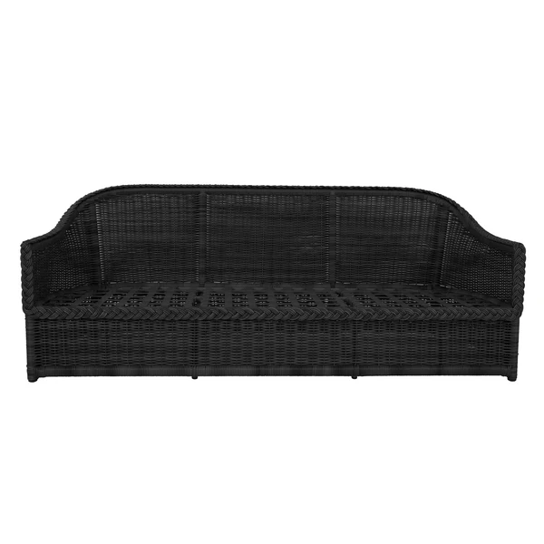 Emilia Ebony Sofa - Linen Indigo Stripe 4 Emilia Ebony Sofa - Linen Indigo Stripe - Image 4