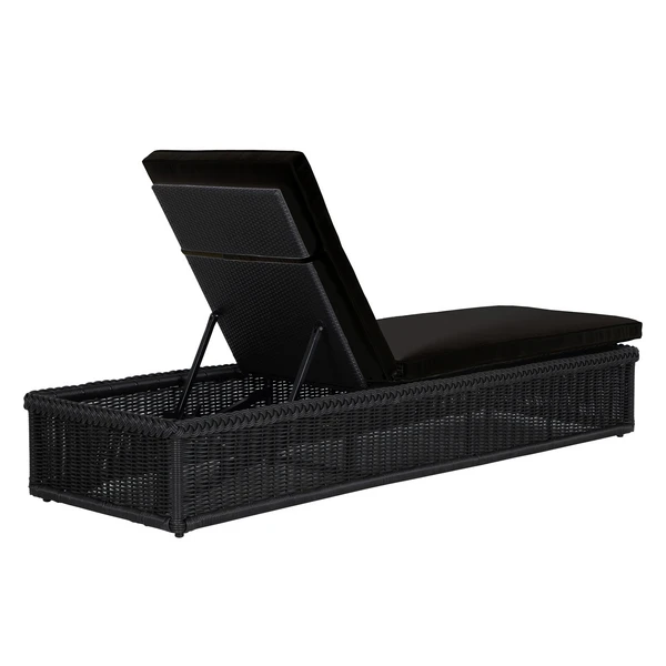 Emilia Ebony Chaise - Black 6 Emilia Ebony Chaise - Black - Image 6