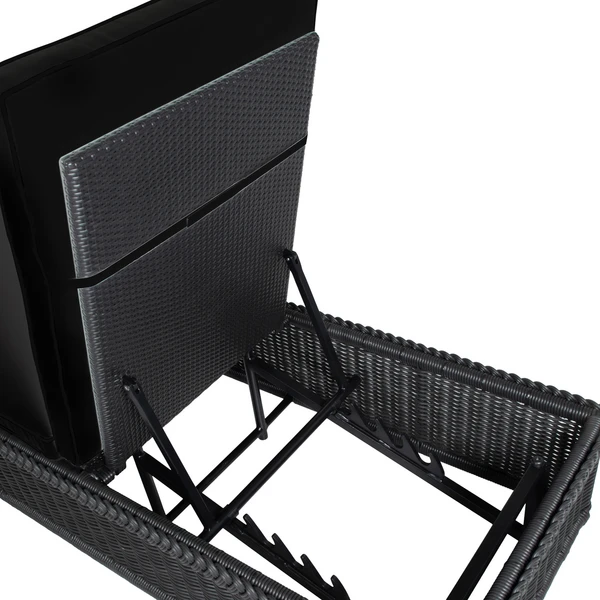 Emilia Ebony Chaise - Black 8 Emilia Ebony Chaise - Black - Image 8