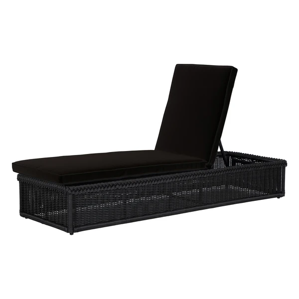 Emilia Ebony Chaise - Black 1 Emilia Ebony Chaise - Black