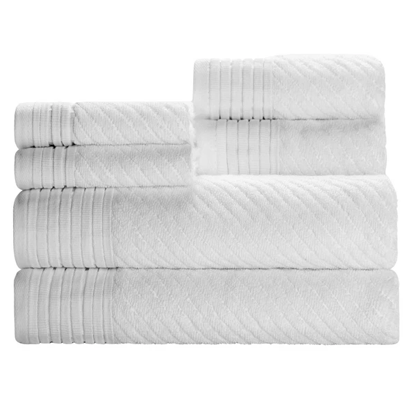 Adagio White Towel Bundle - Set Of 6 1 Adagio White Towel Bundle - Set Of 6
