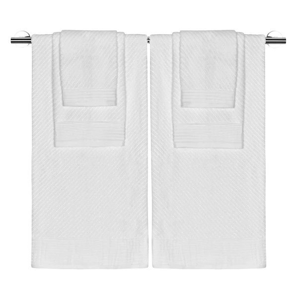 Adagio White Towel Bundle - Set Of 6 2 Adagio White Towel Bundle - Set Of 6 - Image 2