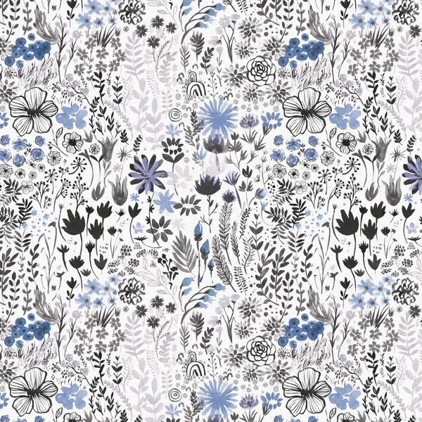 Sofia Outdoor Pillow 18" - Blue 3 Sofia Outdoor Pillow 18" - Blue - Image 3