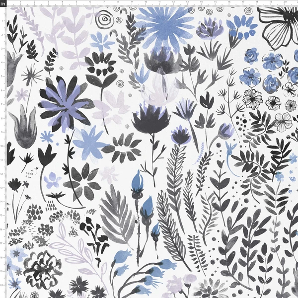 Sofia Outdoor Pillow 18" - Blue 4 Sofia Outdoor Pillow 18" - Blue - Image 4