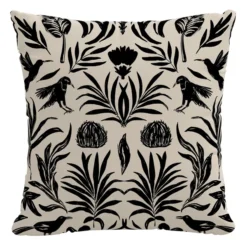 Natalia Outdoor Pillow 18" - Black