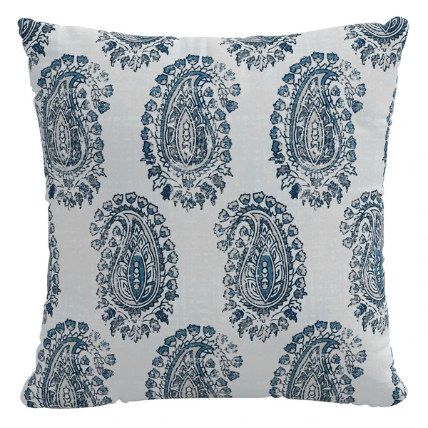 Nantucket Outdoor Pillow 18" - Blue 1 Nantucket Outdoor Pillow 18" - Blue