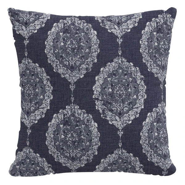 Charleston Outdoor Pillow 18" - Blue 1 Charleston Outdoor Pillow 18" - Blue