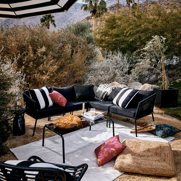 Tiger Bamboo Outdoor Pillow 18" 5 Tiger Bamboo Outdoor Pillow 18" - Image 5