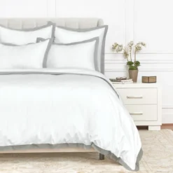 Serenity Border Bedding - White