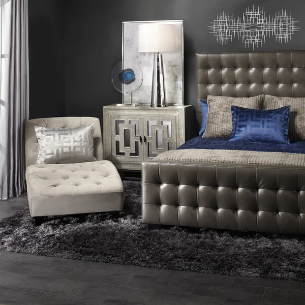 Mardon Velvet Bedding - Grey Mocha 3 Mardon Velvet Bedding - Grey Mocha - Image 3