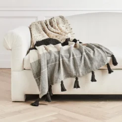 Adel Oversized Throw - Grey