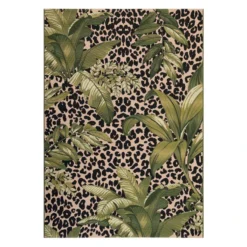 Safari Outdoor Rug - Black -LOVESE Furniture Shop webimage 620182180 jpg