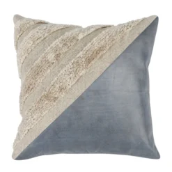 Jayda Pillow 20" - Blue/Ivory