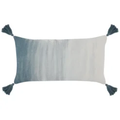 Kaya Lumbar Pillow - Blue