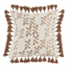 Hamish Pillow 22" - Ivory/Brown