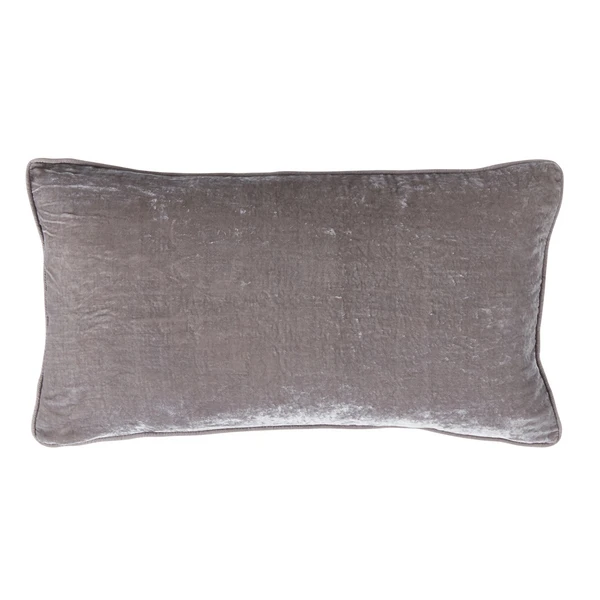 Shelby Lumbar Pillow - Grey 1 Shelby Lumbar Pillow - Grey