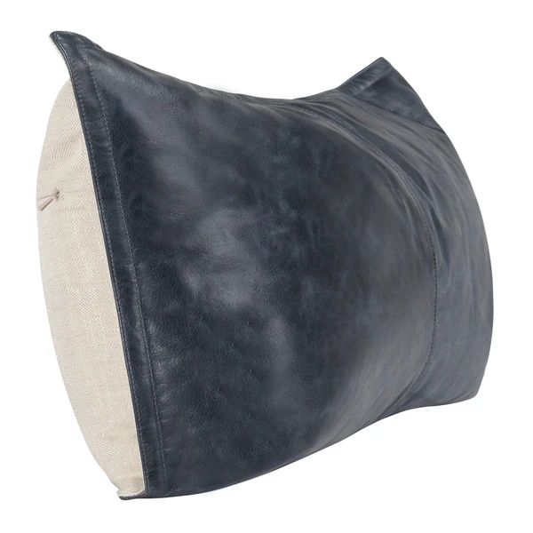 Dylan Lumbar Pillow - Navy 4 Dylan Lumbar Pillow - Navy - Image 4