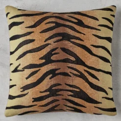 Tanzania Pillow 20" - Black/Tan