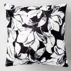 Delilah Pillow 18" - Black/White