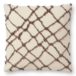 Iggy Pillow 18" - Ivory/Black -LOVESE Furniture Shop webimage 620551354 SIL