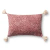 Felicity Lumbar Pillow - Red