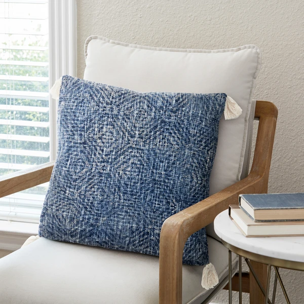 Felicity Pillow 22" - Blue 2 Felicity Pillow 22" - Blue - Image 2