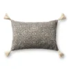 Felicity Lumbar Pillow - Charcoal