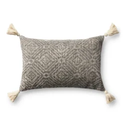 Felicity Lumbar Pillow - Charcoal