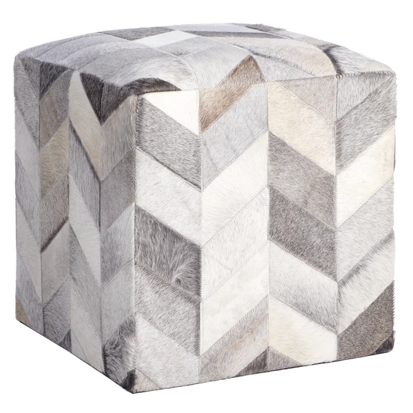 Masson Hair On Hide Ottoman 1 Masson Hair On Hide Ottoman