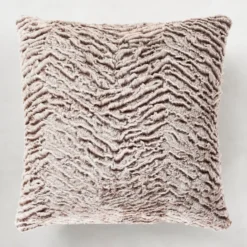 Faye Pillow 20" - Grey/Brown