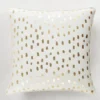 Addison Pillow 18" - Ivory/Gold