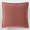 Velvet Pillow 20" - Brick Red