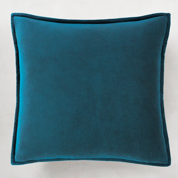 Velvet Pillow 20" - Cerulean 1 Velvet Pillow 20" - Cerulean