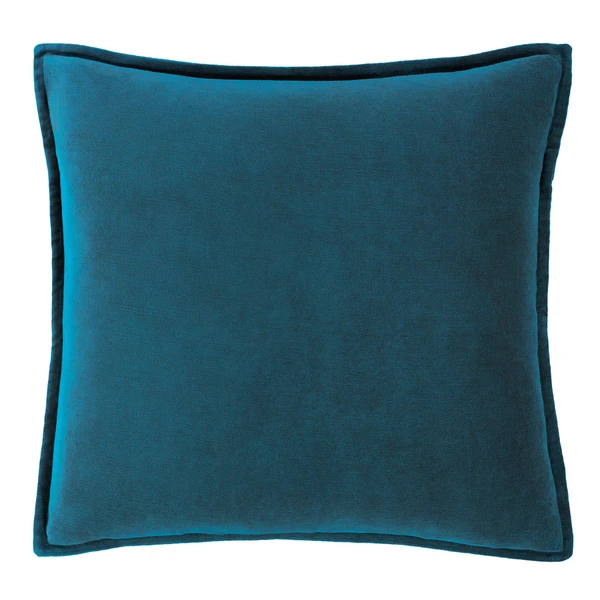 Velvet Pillow 20" - Cerulean 4 Velvet Pillow 20" - Cerulean - Image 4