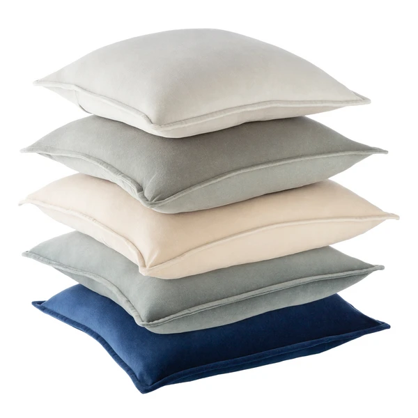 Velvet Pillow 20" - Light Beige 5 Velvet Pillow 20" - Light Beige - Image 5