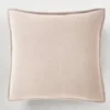 Velvet Pillow 20" - Light Beige