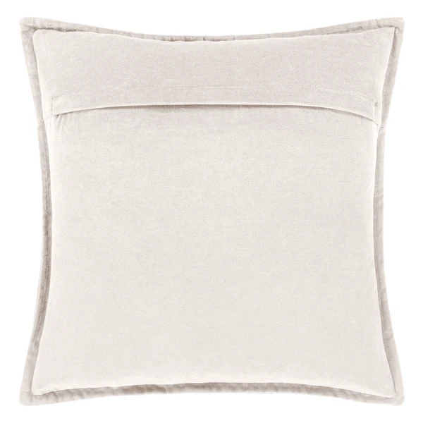 Velvet Pillow 20" - Light Beige 2 Velvet Pillow 20" - Light Beige - Image 2