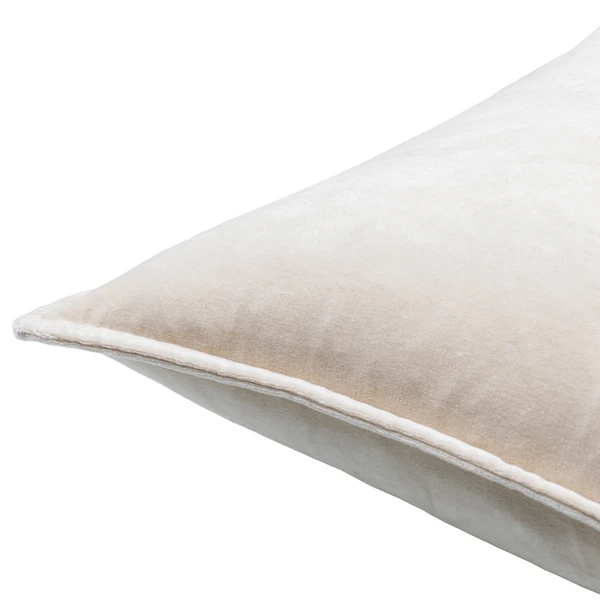 Velvet Pillow 20" - Light Beige 3 Velvet Pillow 20" - Light Beige - Image 3