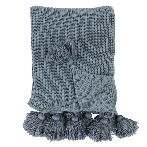 Vista Throw - Sea Fog Blue 2 Vista Throw - Sea Fog Blue - Image 2