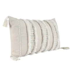 Mills Lumbar Pillow - Natural/Ivory -LOVESE Furniture Shop webimage 620848609 ALT3