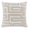 Zane Pillow 22" - Natural/Ivory