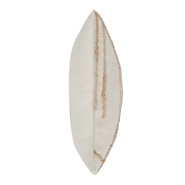 Juni Pillow 22" - Ivory/Natural 2 Juni Pillow 22" - Ivory/Natural - Image 2