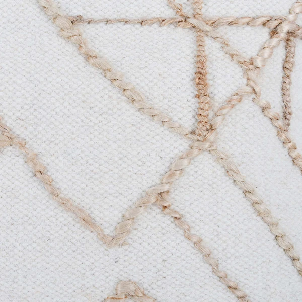 Juni Pillow 22" - Ivory/Natural 4 Juni Pillow 22" - Ivory/Natural - Image 4