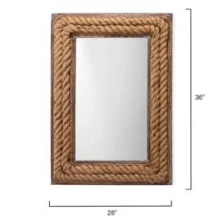 Jute Mirror -LOVESE Furniture Shop webimage 621033254 DIM