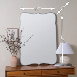 Napa Mirror - Silver -LOVESE Furniture Shop webimage 621037686 dim