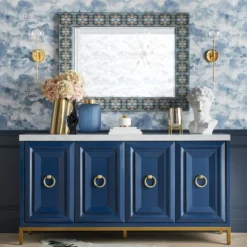 Rorschach Mirror - Blue 7 Rorschach Mirror - Blue -LOVESE Furniture Shop webimage 621090553 2 jpg