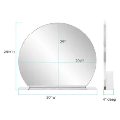 Trieste Mirror With Shelf 9 Trieste Mirror With Shelf -LOVESE Furniture Shop webimage 621094902 DIM