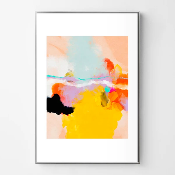 Yellow Blush Abstract 1 Yellow Blush Abstract