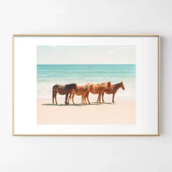 Summer Beach Horses