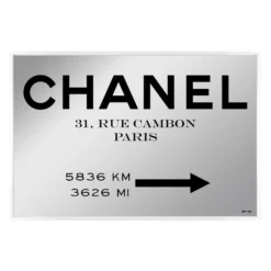 Couture Road Sign Mirror -LOVESE Furniture Shop webimage 630440410 SIL